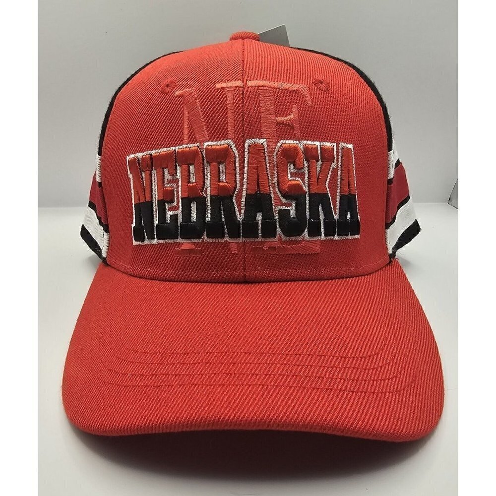 NE Nebraska City And State Caps Hat Adjustable Baseball New